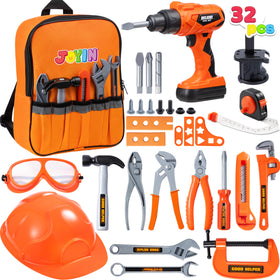 JOYIN kids tool set backpack for role play and motor skills development.