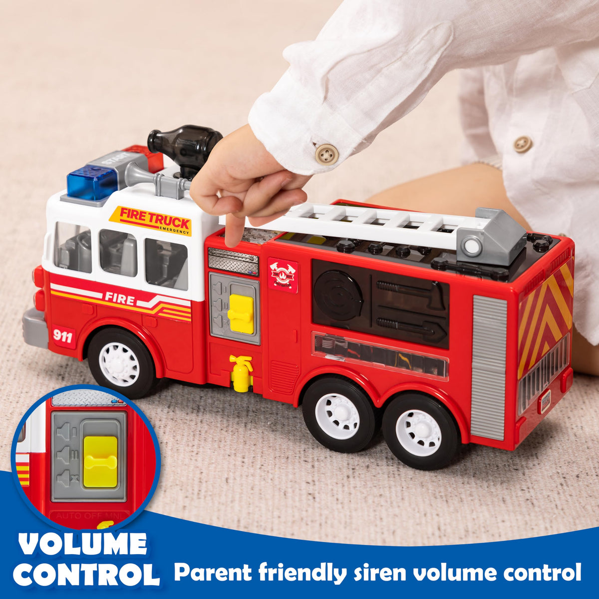 JOYIN LED fire truck mode switch enabling Auto and Manual play modes