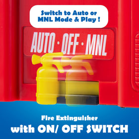 JOYIN LED fire truck emitting playful sirens for pretend firefighting