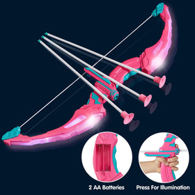 JOYIN LED light-up bow adds magical sparkle for nighttime play.