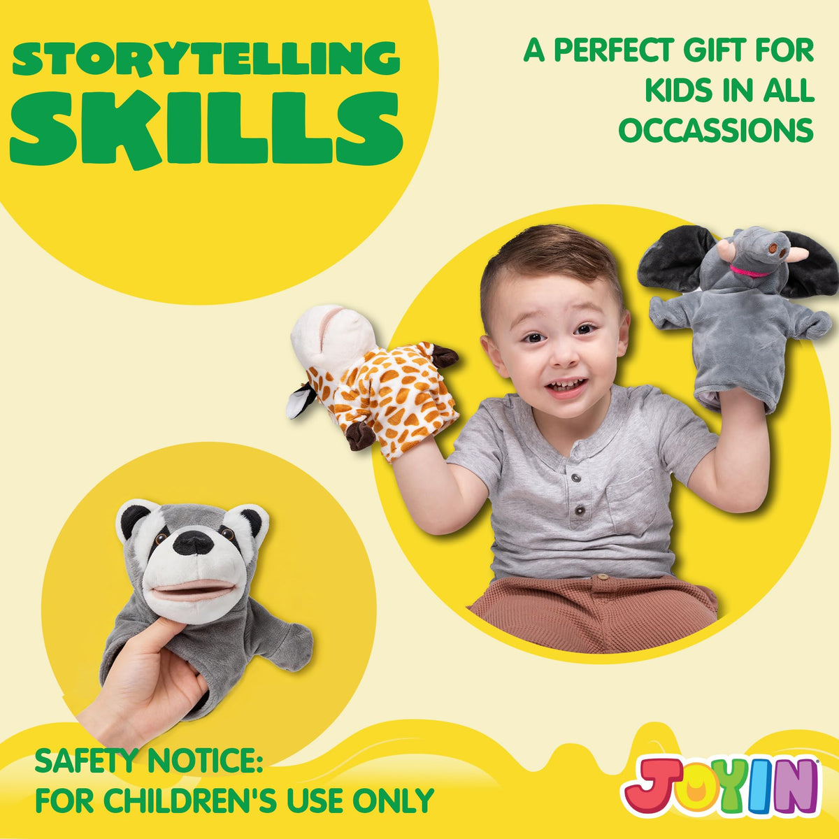 JOYIN lion puppet adds bold character to pretend play.