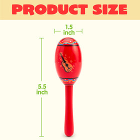 JOYIN packaging features a tray and organized set of 24 maracas.