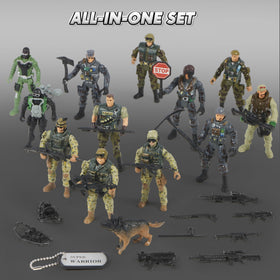JOYIN marine figures with accessories for mission-style play.