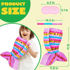 JOYIN Mermaid Tail Pinata fill opening makes setup quick and simple.