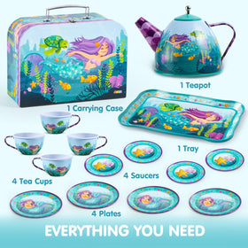 JOYIN Mermaid Tea Set cups for storytelling and shared tea moments.