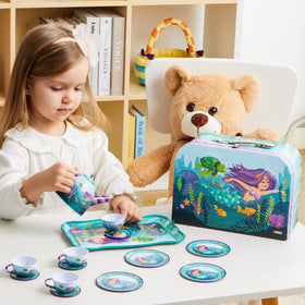 JOYIN Mermaid Tea Set gift-ready packaging ideal for birthdays and Easter.