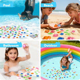 JOYIN compact mesh bag organizes all pieces after water treasure hunts.