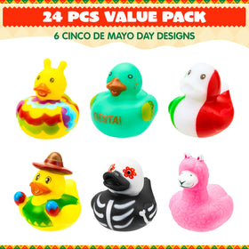 JOYIN rainbow-hued duck for bath time with Cinco de Mayo vibe.