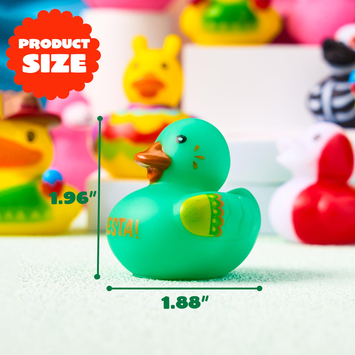 JOYIN colorful fiesta ducks brighten tables and bowls during celebrations.