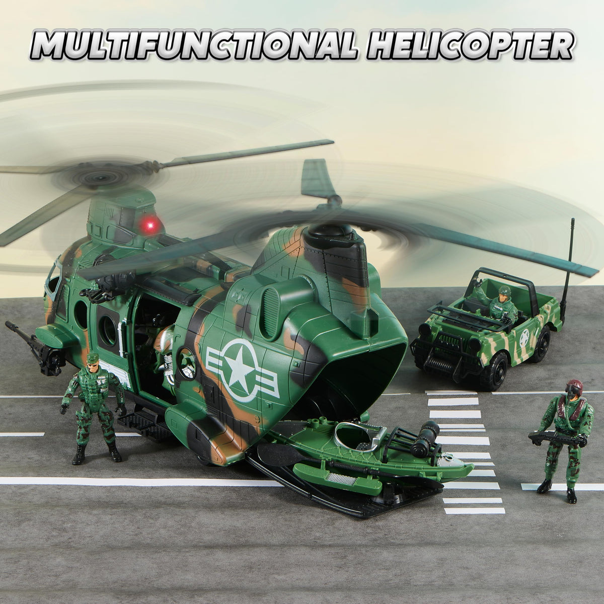JOYIN military truck with cargo capacity enhances on-the-ground missions and role-play realism