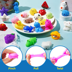 JOYIN 2-inch mini mochi squishies are compact and adorable for sensory play.