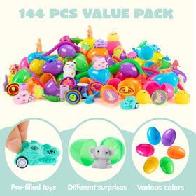 JOYIN mochi squishy toy inside egg adds soft tactile fun.
