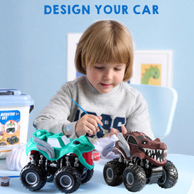 JOYIN Monster Car Kit kids painting session with friends