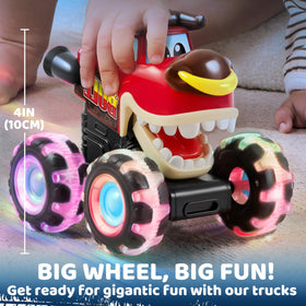 JOYIN Monster Truck Mouth-Chomp motion adds lively action during races.