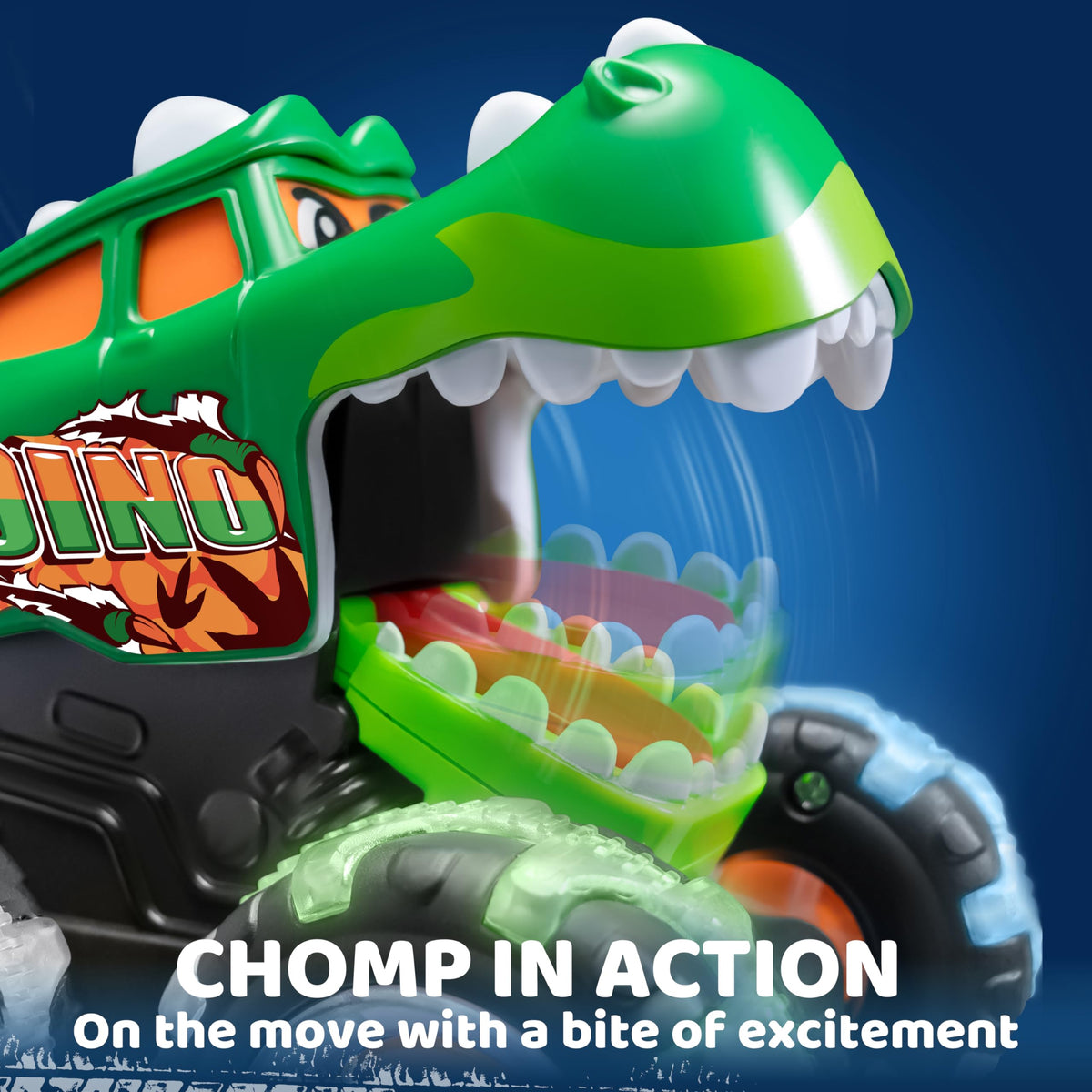 JOYIN Monster Truck Press-Go action with accessible front switch.