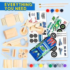 JOYIN motorcycle kit build: vibrant colors inspire imaginative play and fine motor practice.