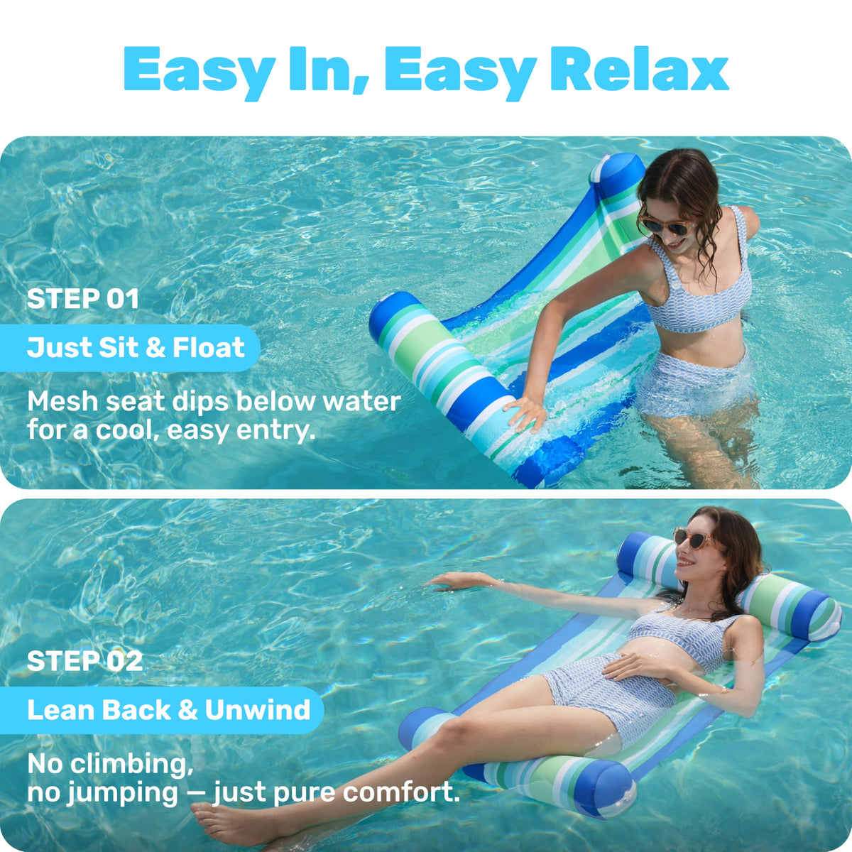 JOYIN multi-use hammock doubles as beach lounge