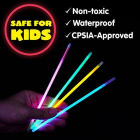JOYIN neon glow sticks brighten indoor and outdoor celebrations alike