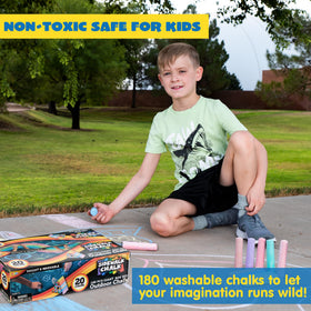 JOYIN outdoor art use on driveway and playground surfaces.