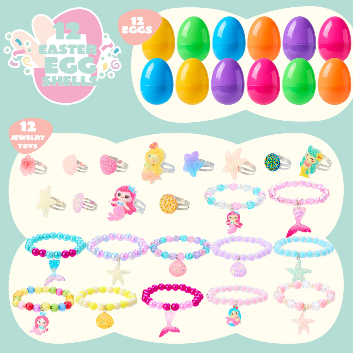 JOYIN eggs use safe non-toxic materials for worry-free play.