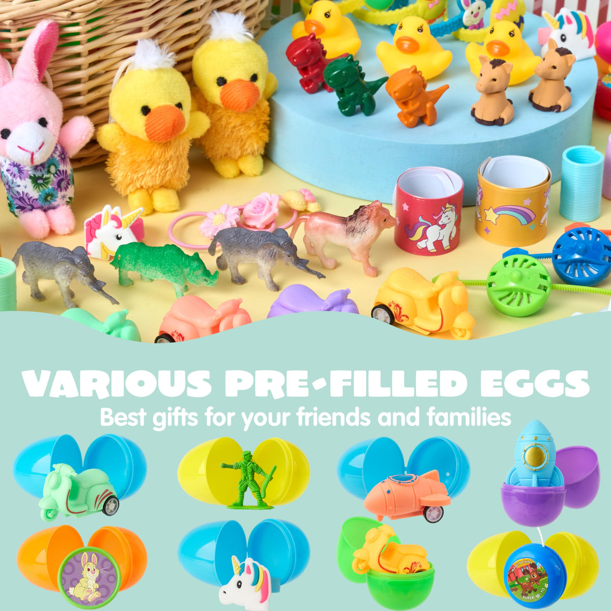 JOYIN non-toxic polypropylene Easter eggs ensure safe play