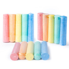 JOYIN 5-color chalk set is non-toxic and safety-tested for kids.