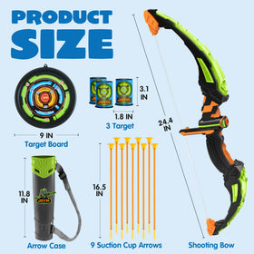 JOYIN archery set encourages outdoor activity and motor skill development.