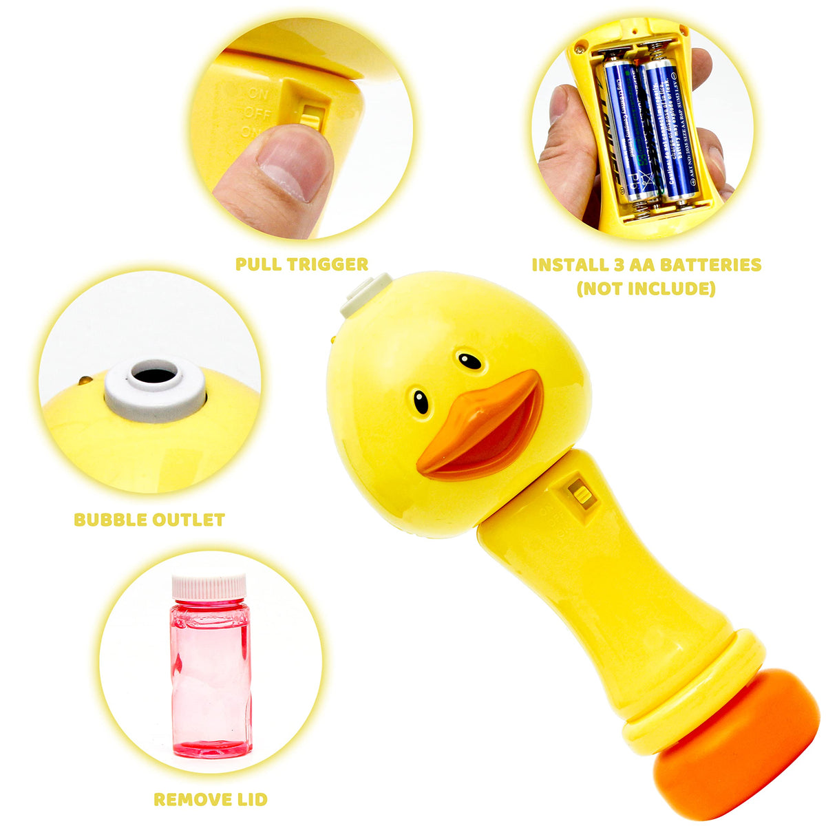 JOYIN packaging shows gift-ready bubble wand set for celebrations