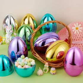 JOYIN packaging-ready jumbo eggs with bright metallic sheen