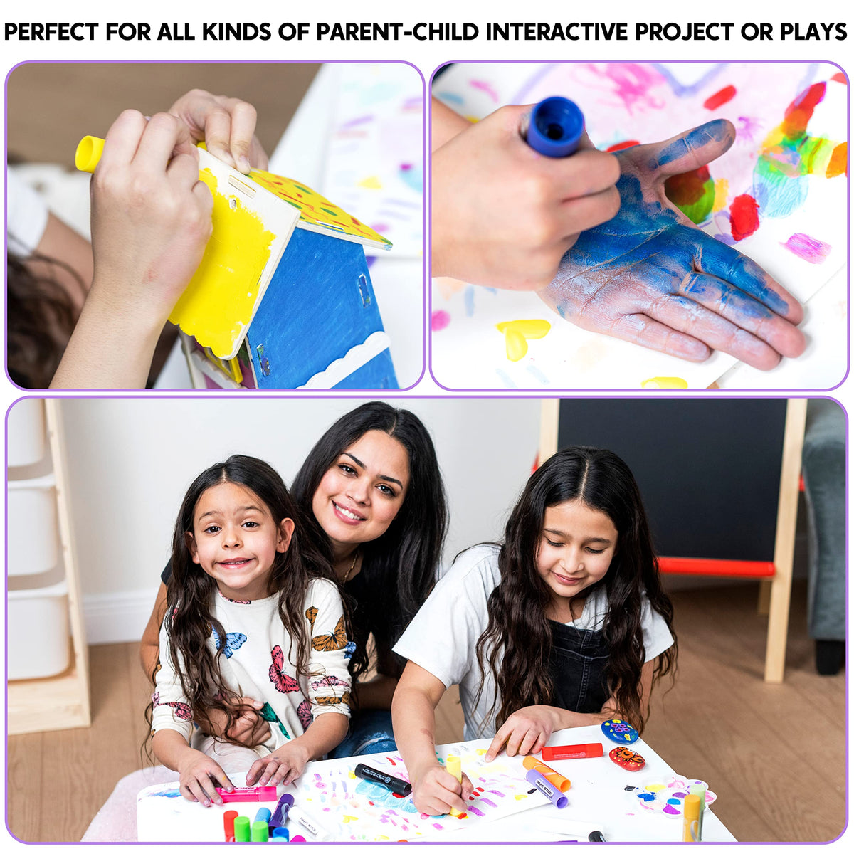 JOYIN mess-free washable sticks for easy cleanup after crafts