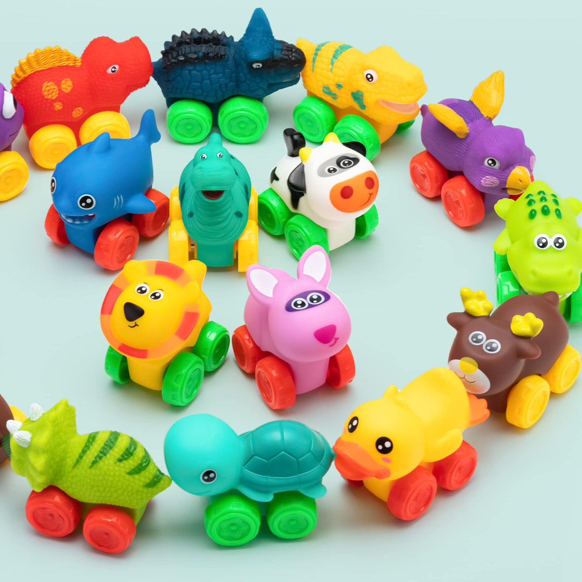 JOYIN preschooler-friendly animal cars boost fine motor skills through play.