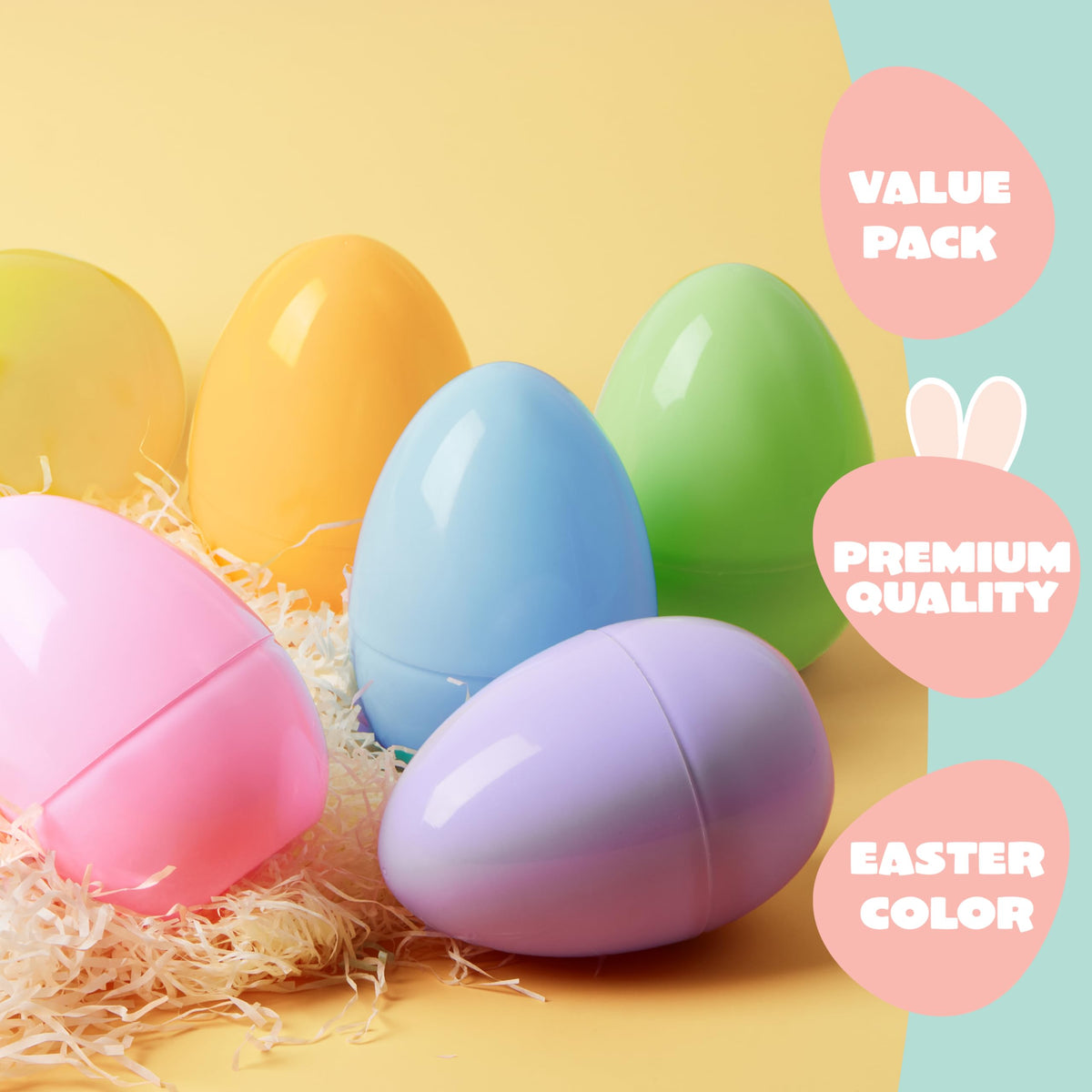JOYIN pastel eggs enhancing baskets, decor, and party favor lines.