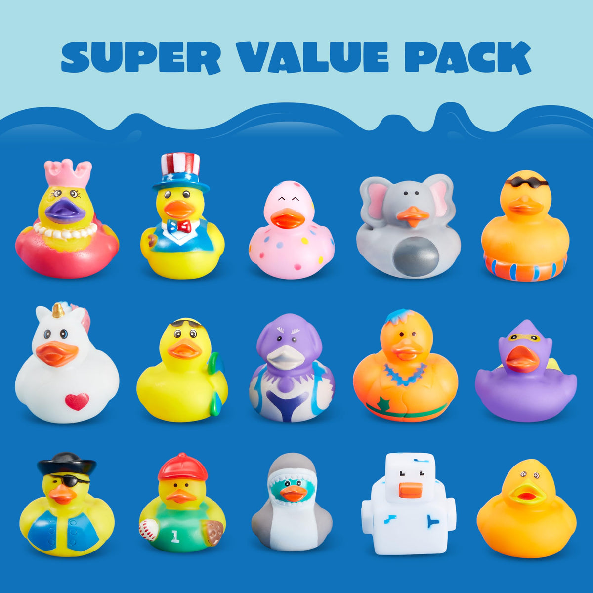 JOYIN pirate unicorn camouflage ducks for themed birthdays and pools