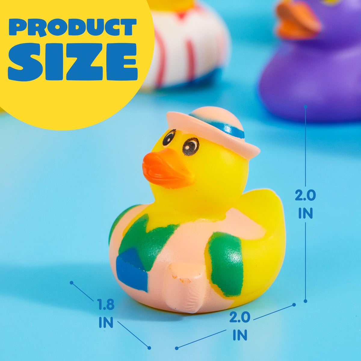 JOYIN pixelated-face ducks enhance party decor and games