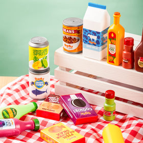 JOYIN play food grocery cans snack box—ideal for classroom prizes and playtime.