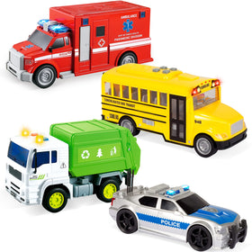 JOYIN police car with lights for imaginative play and storytelling