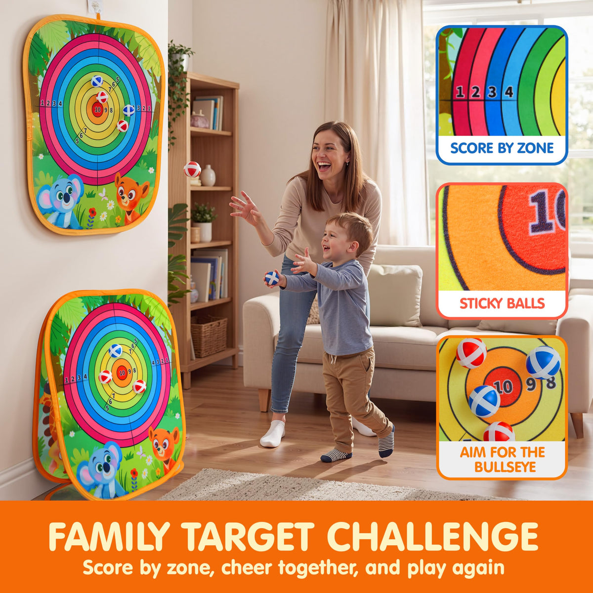 JOYIN portable carrying bag supports on-the-go fun at home or park.