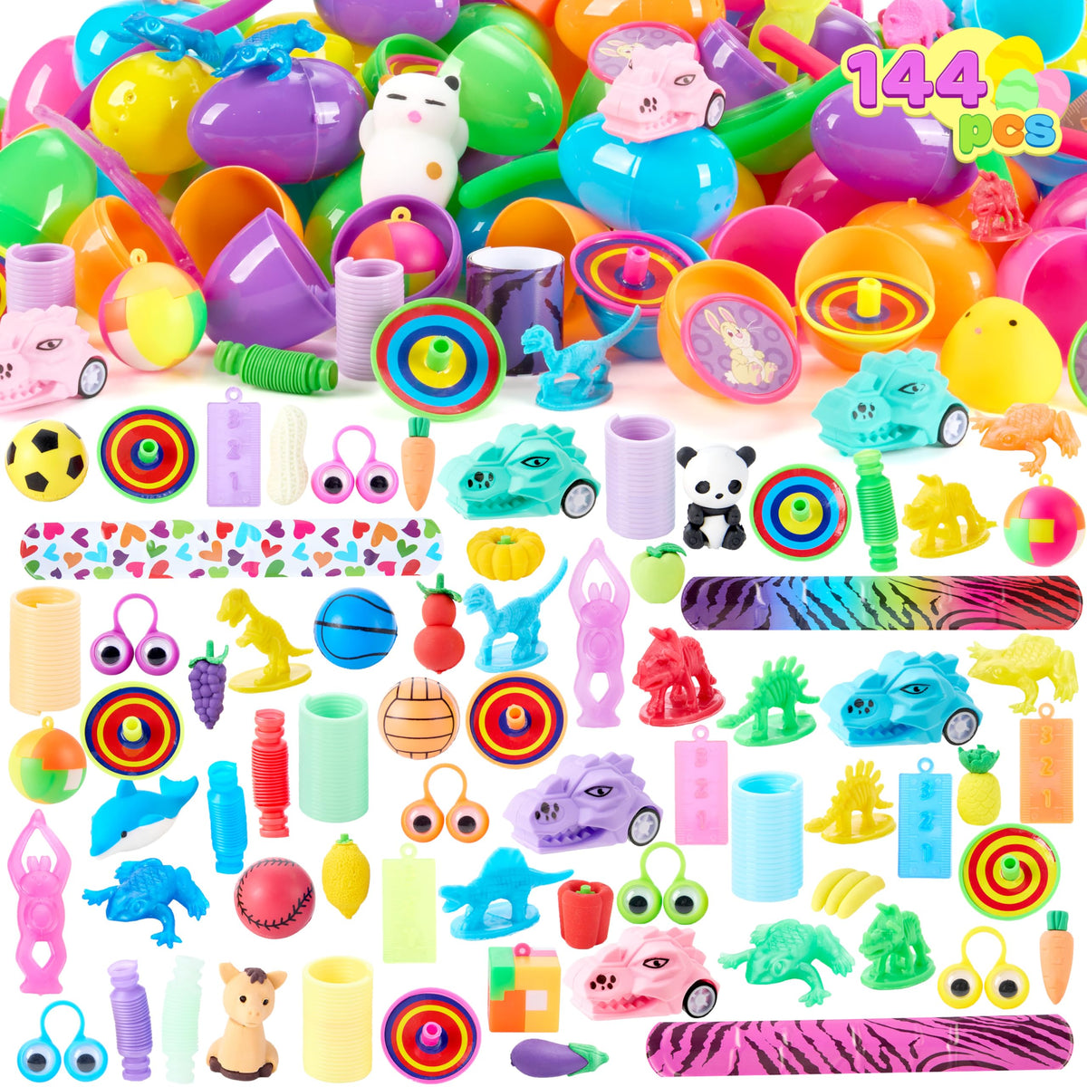 JOYIN prefilled Easter egg with toy inside, ideal for exciting egg hunts.