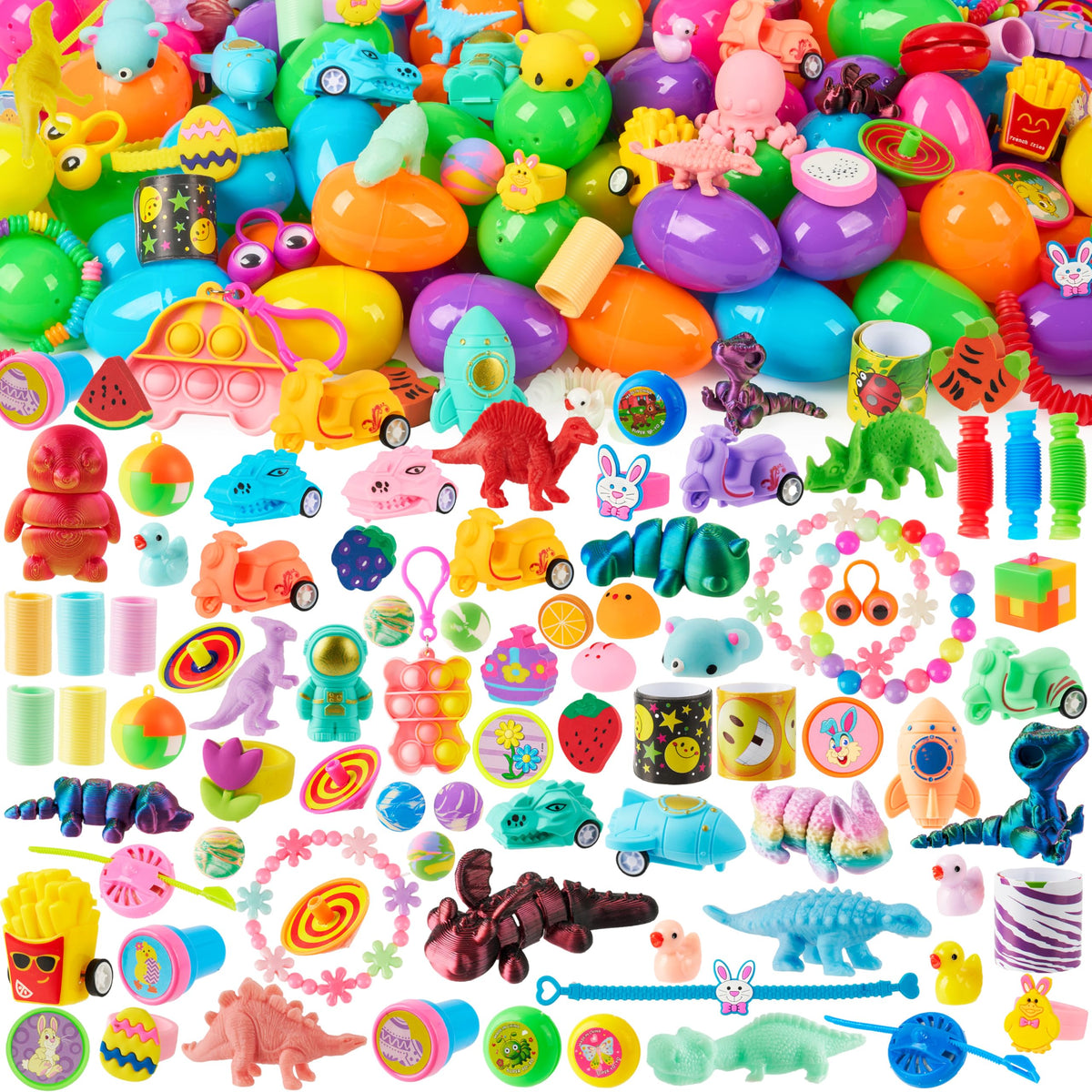 JOYIN prefilled Easter egg with Mochi toy inside for a colorful hunt
