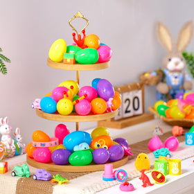 JOYIN prefilled Easter eggs come in a 100-count pack for versatile celebrations.