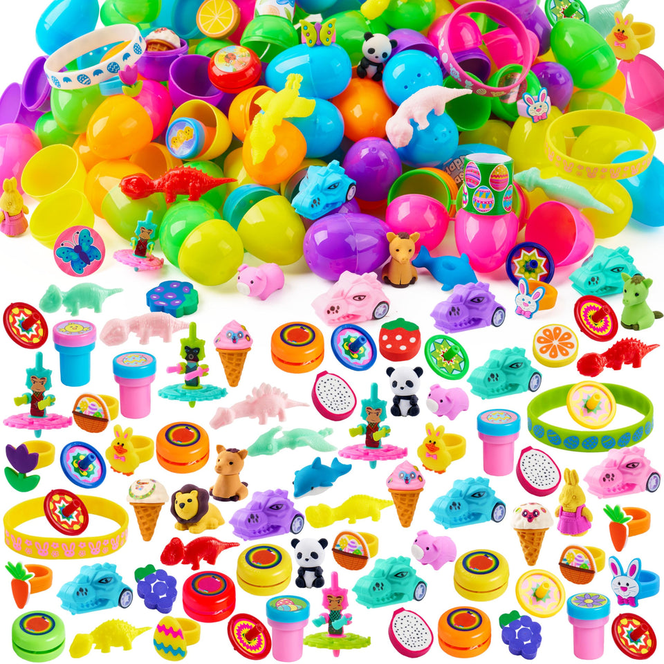 JOYIN prefilled Easter eggs with colorful shells for festive hunts
