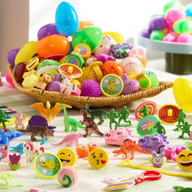 Vibrant color mixes brighten Easter décor and displays.