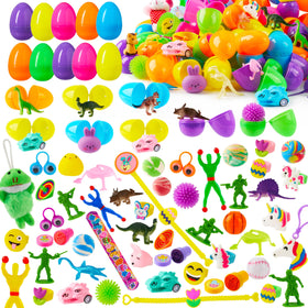 JOYIN 200Pcs Prefilled Easter Eggs with colorful shells for fast, fun egg hunts.