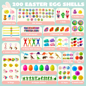 Durable shells protect contents for safe Easter excitement with JOYIN eggs.