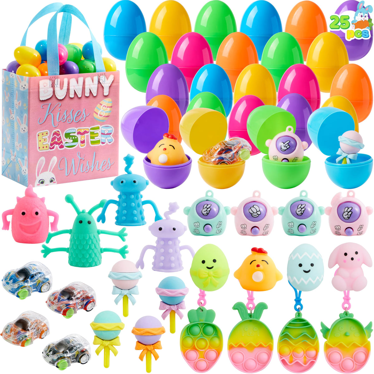 JOYIN prefilled Easter eggs collection for egg hunts.