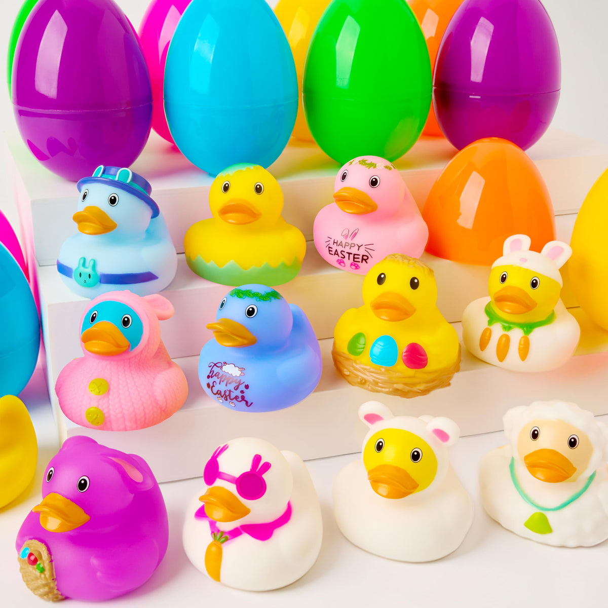 JOYIN Easter egg contains a unique rubber duck design for an Easter egg hunt.