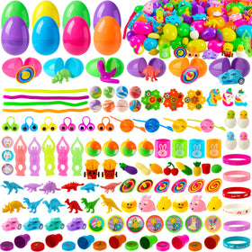 JOYIN prefilled Easter eggs with toy inside for exciting kid-friendly egg hunts