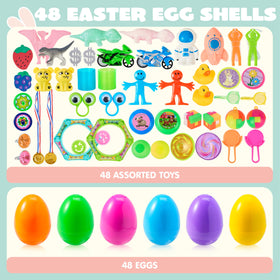 JOYIN prefilled Easter eggs toy inside assortment ideal for surprise-filled celebrations.