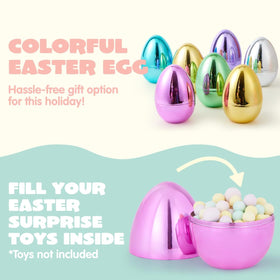 JOYIN premium-quality plastic eggs, durable for hunts and festive displays