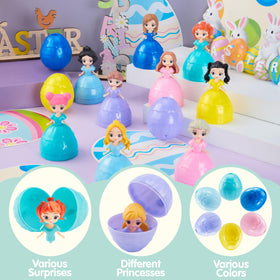 JOYIN princess doll skirt and top variants: customize storytelling with your child.